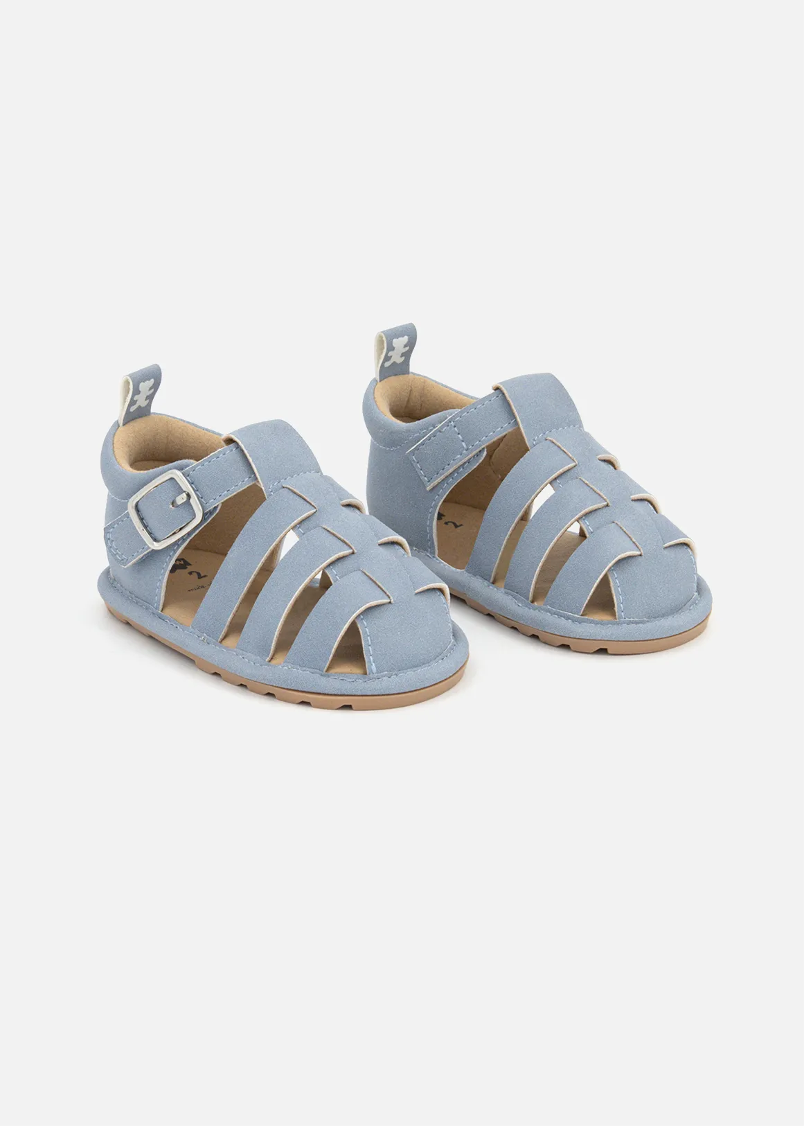 Multi Strap Sandals - BLUE