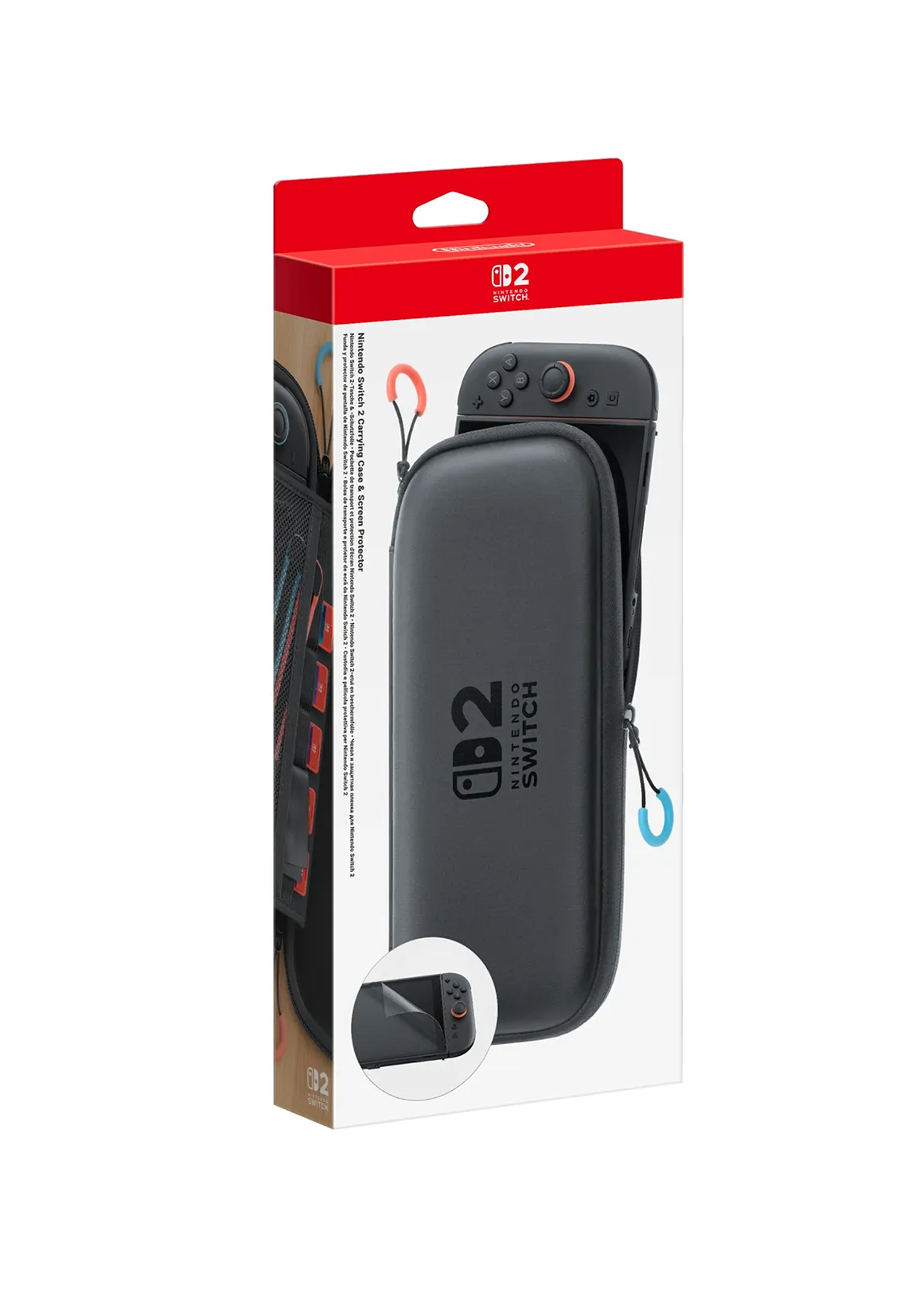 Nintendo Switch 2 Carry Case & Screen Protector - BLACK