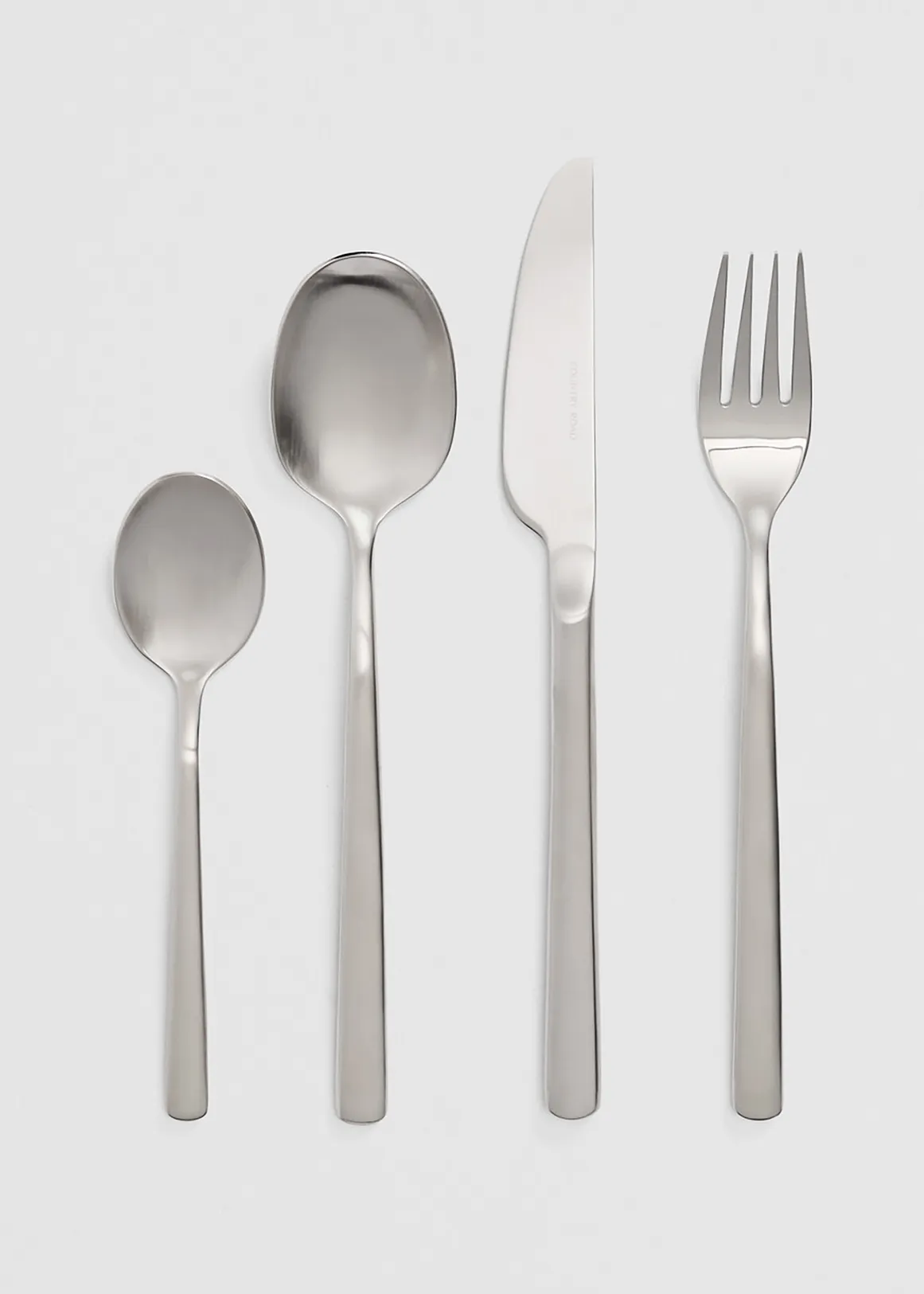Nolan Brushed 16pc Cutlery - BRUSHED STEEL