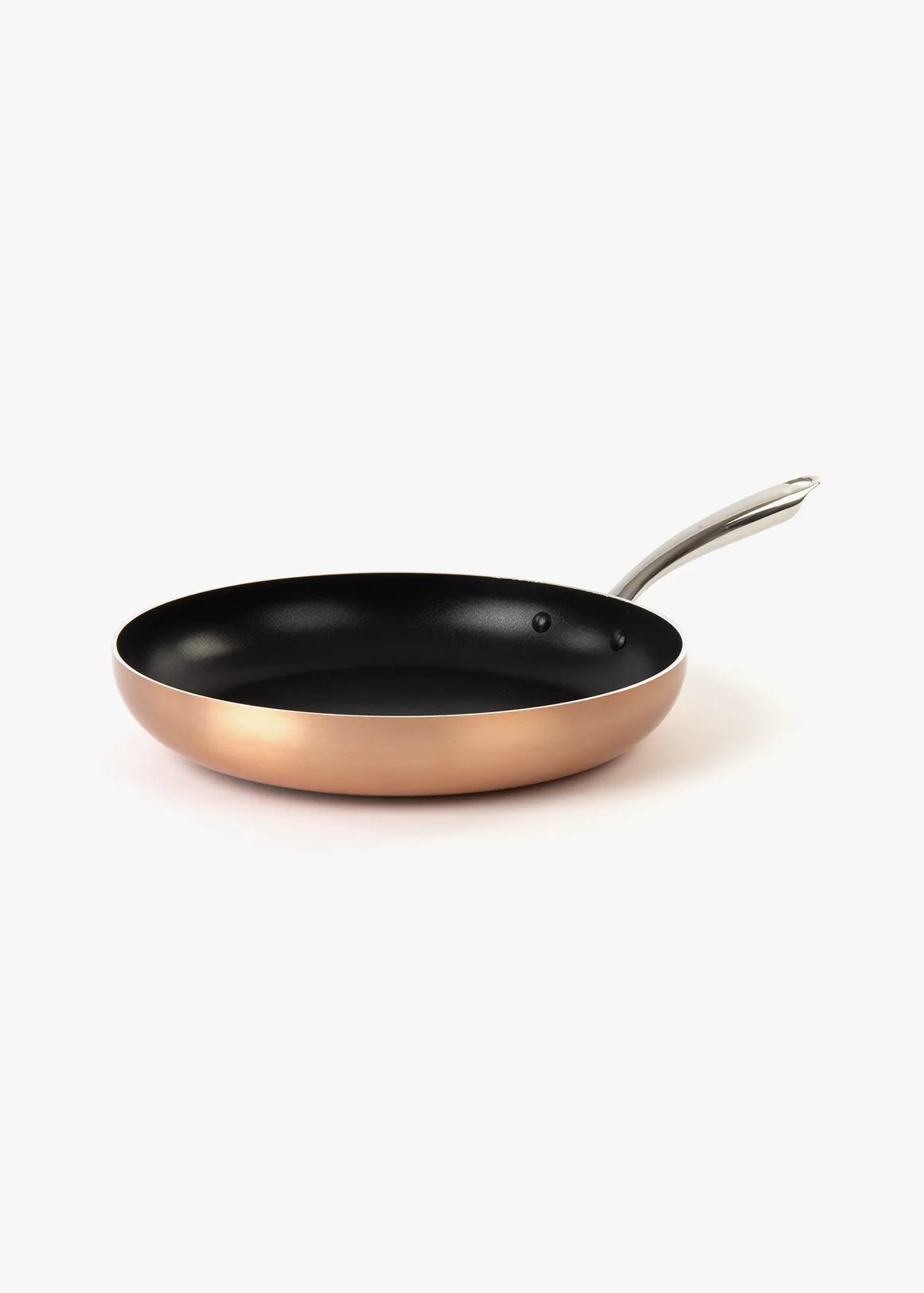 Non-Stick Metallic Aluminium Pan 30cm - COPPER