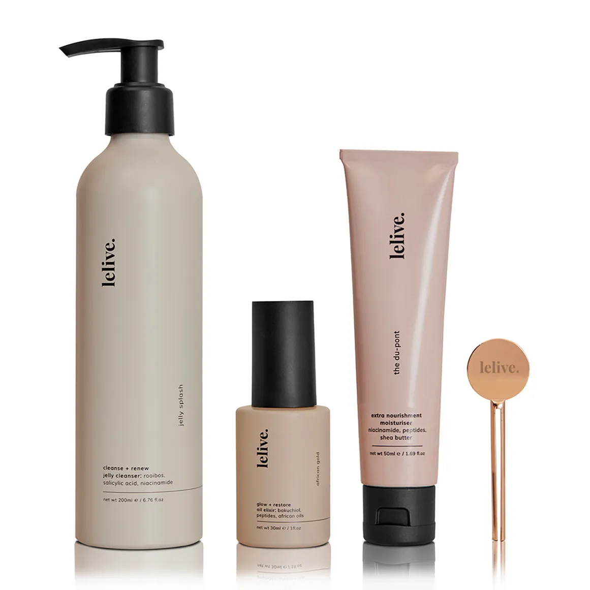 Nourishing | 3-Step Routine | Revitalize, Plump + Restore Set - Composite