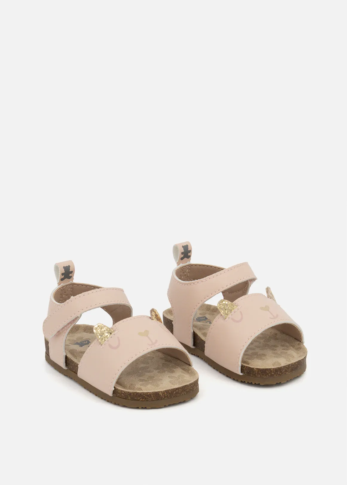 Novelty Cork Sandals - PINK