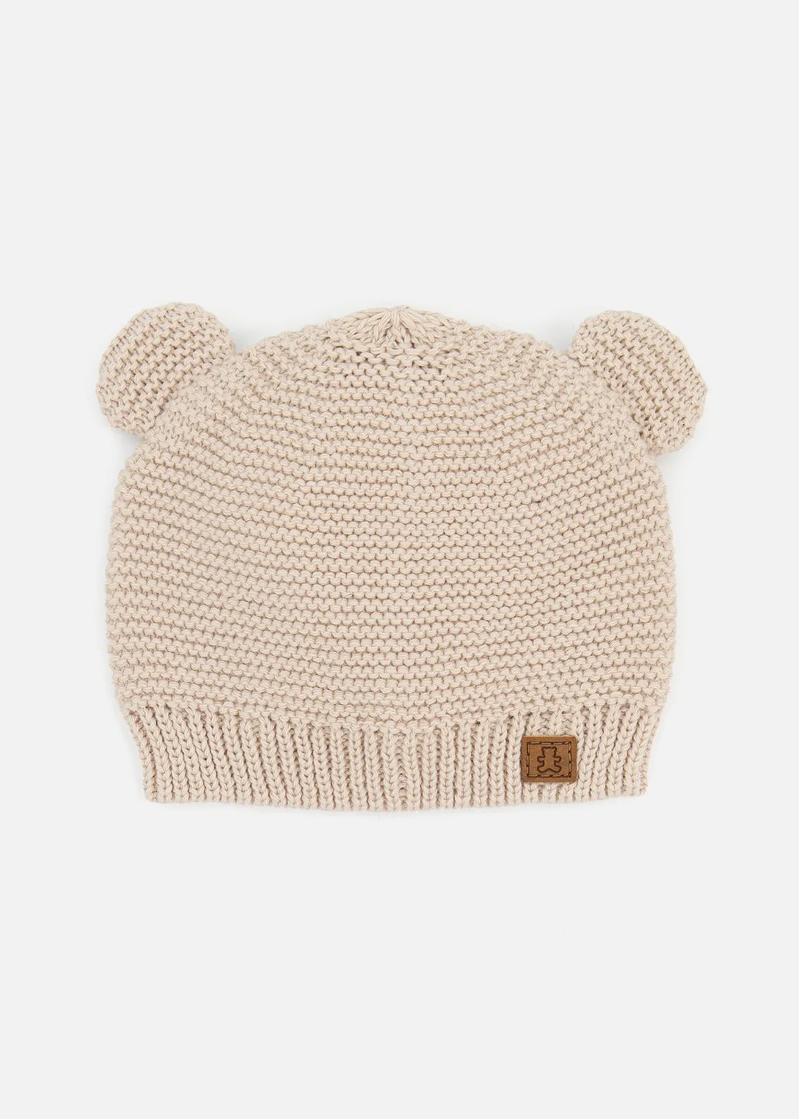 Novelty Textured Cotton Beanie - NATURAL