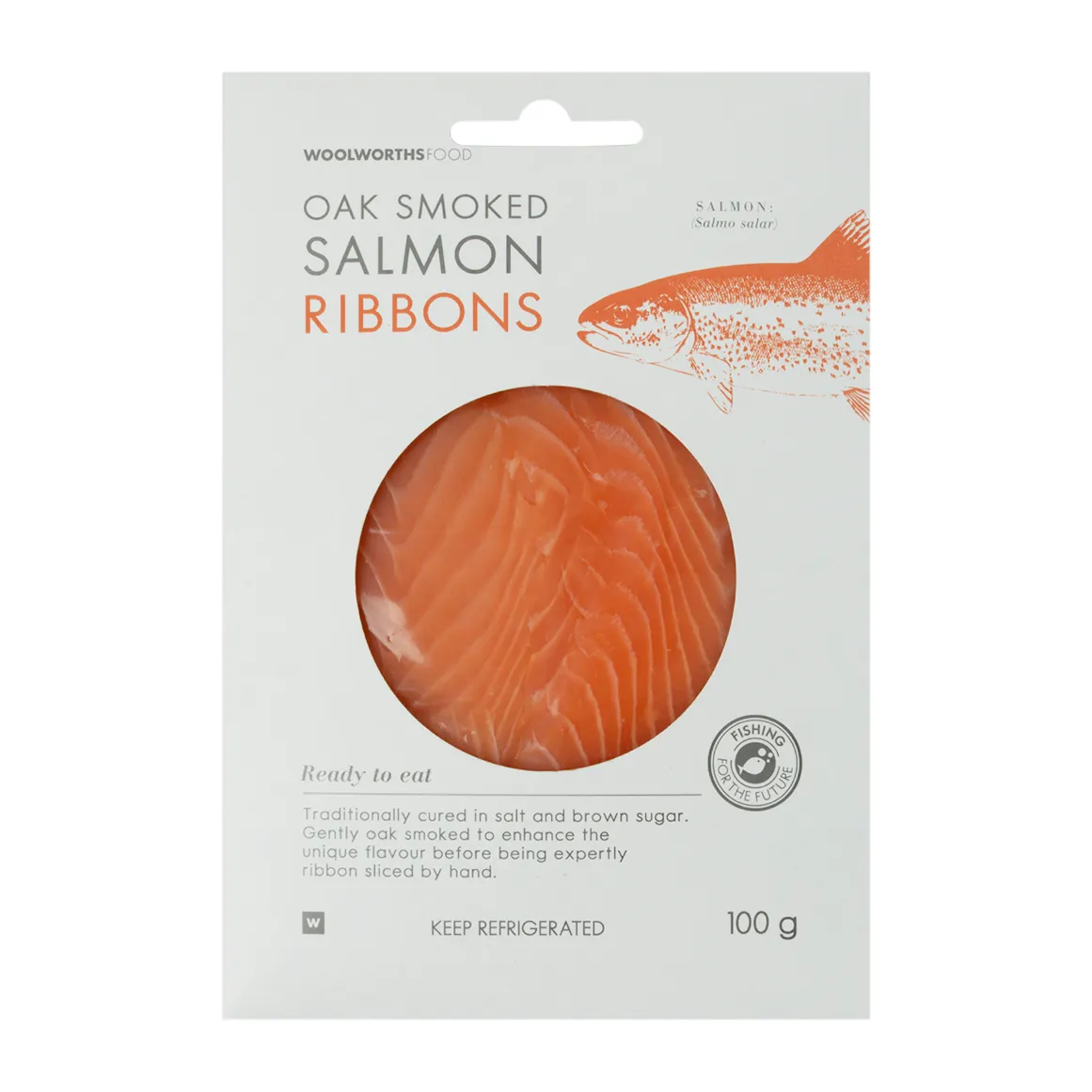 Oak Smoked Salmon Ribbons 100 g
