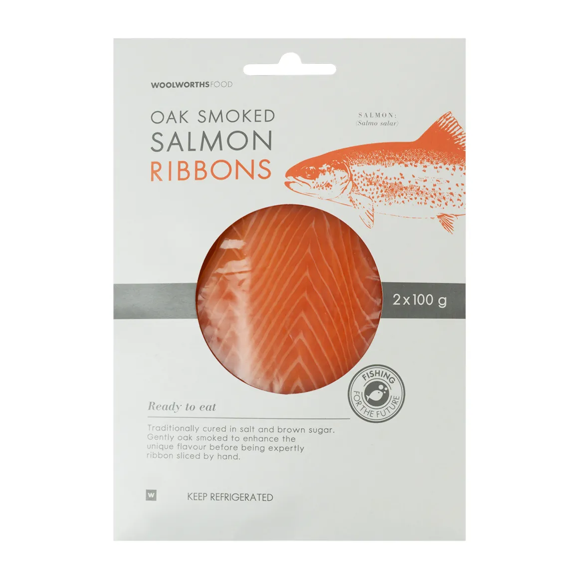 Oak Smoked Salmon Ribbons 2 x 100 g