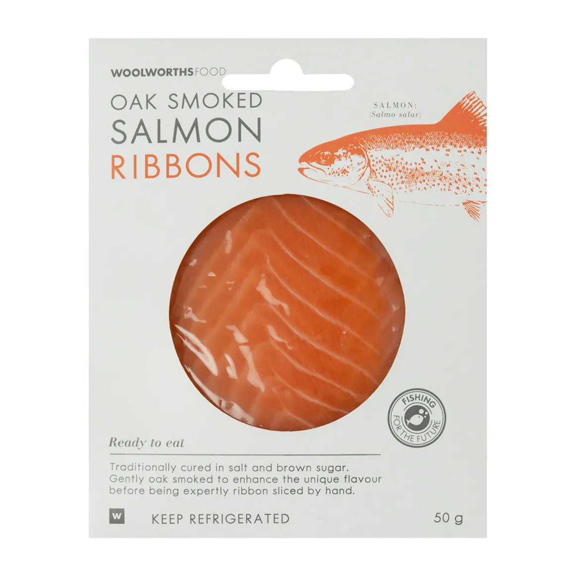 Oak Smoked Salmon Ribbons 50 g