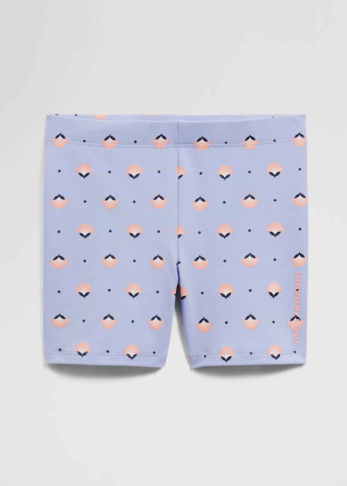 Organically Grown Cotton Blend Bike Short - BLUEBELL GEO