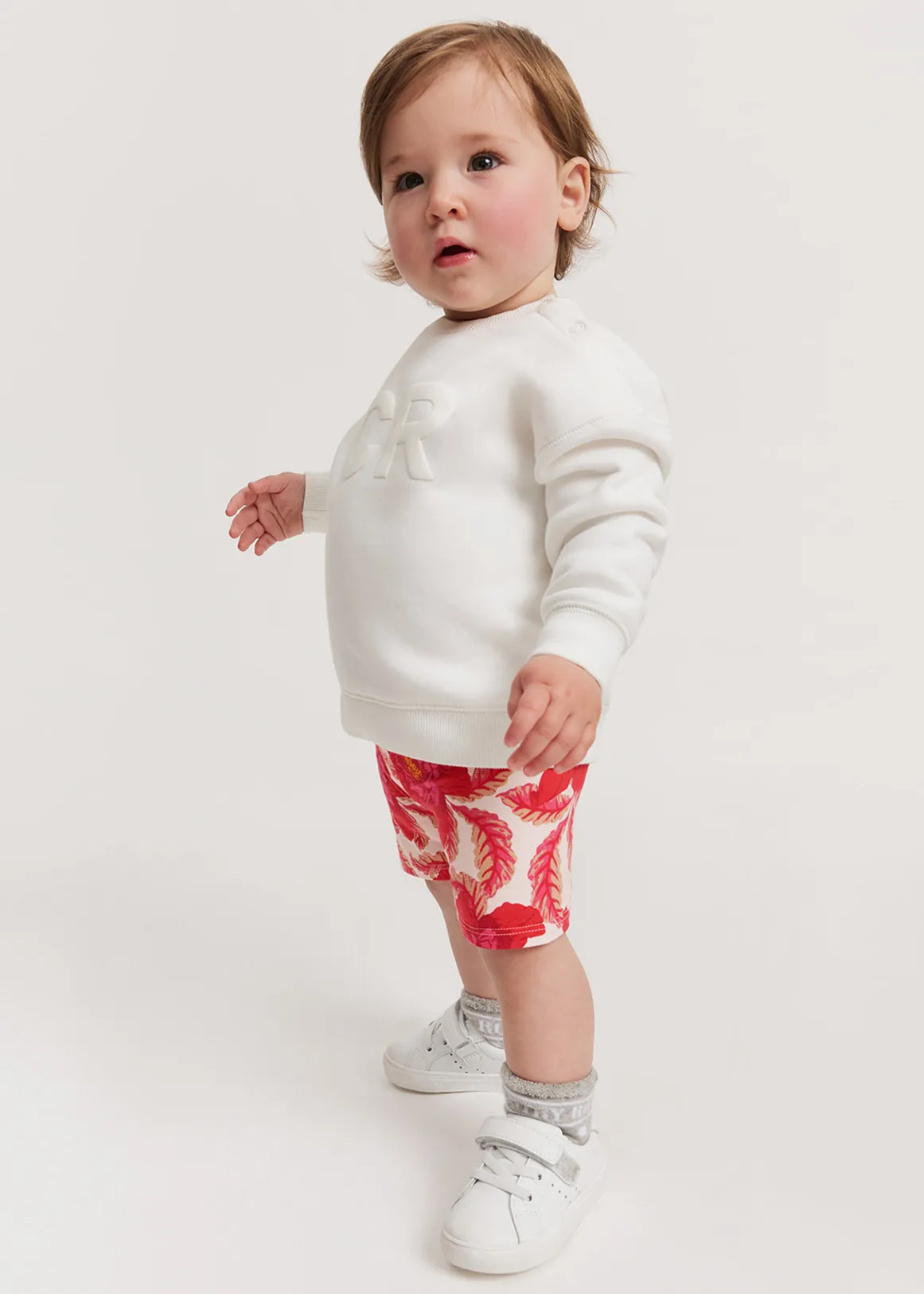 Organically Grown Cotton Blend Bike Short - MARSH FLORAL