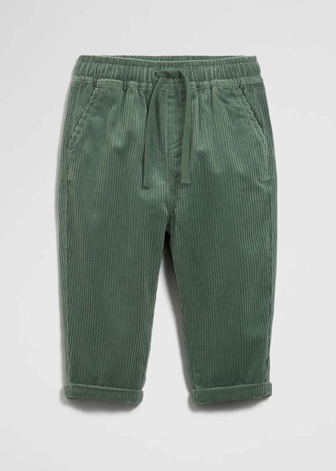 Organically Grown Cotton Corduroy Pant - FOREST