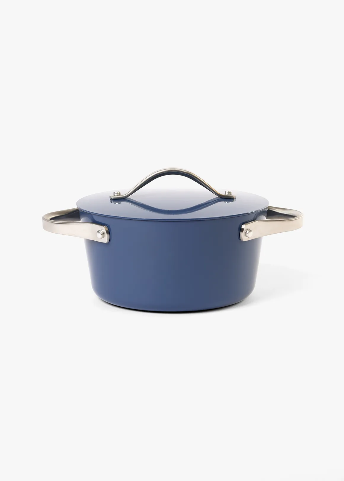 Oslo Aluminium Casserole Pot with Reinforced Ceramic Non-Stick 20cm - BLUE