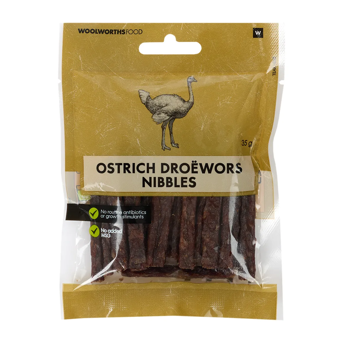 Ostrich Droëwors Nibbles 35 g