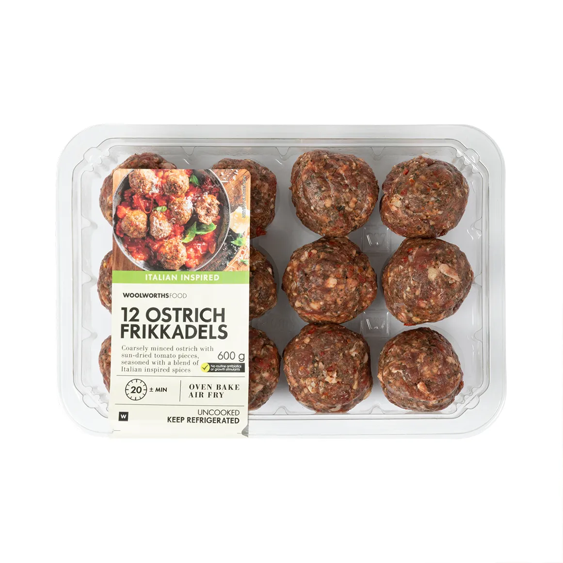 Ostrich Frikkadels 12 pk