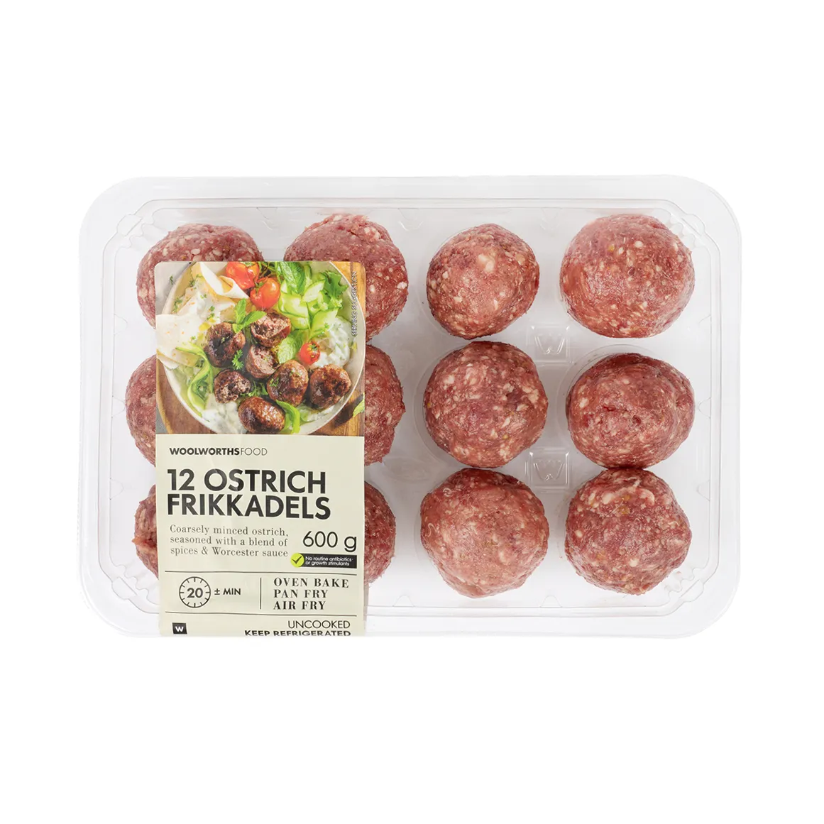 Ostrich Frikkadels 12 pk