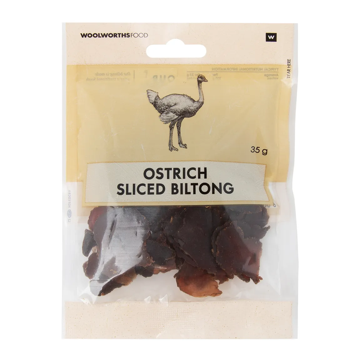 Ostrich Sliced  Biltong 35 g