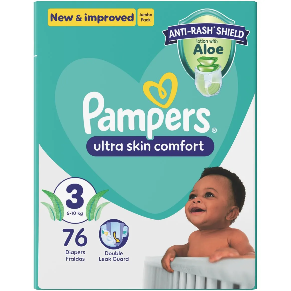 Pampers Baby Dry Size 3 (6-10 kg) Nappies 76 pk