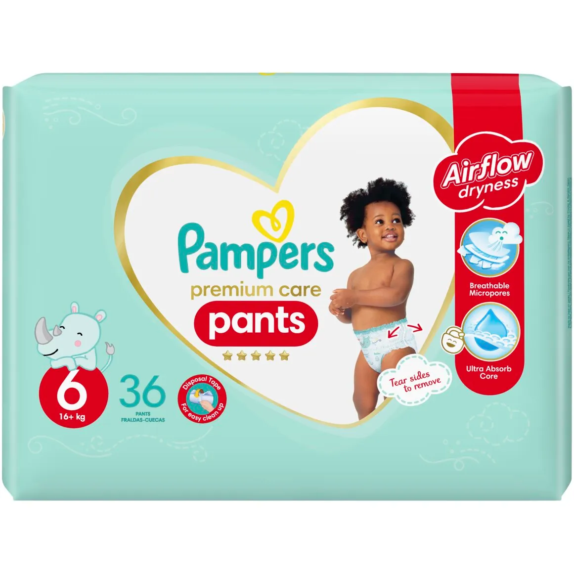 Pampers Premium Care No.6 (16+ kg) Pants 36 pk