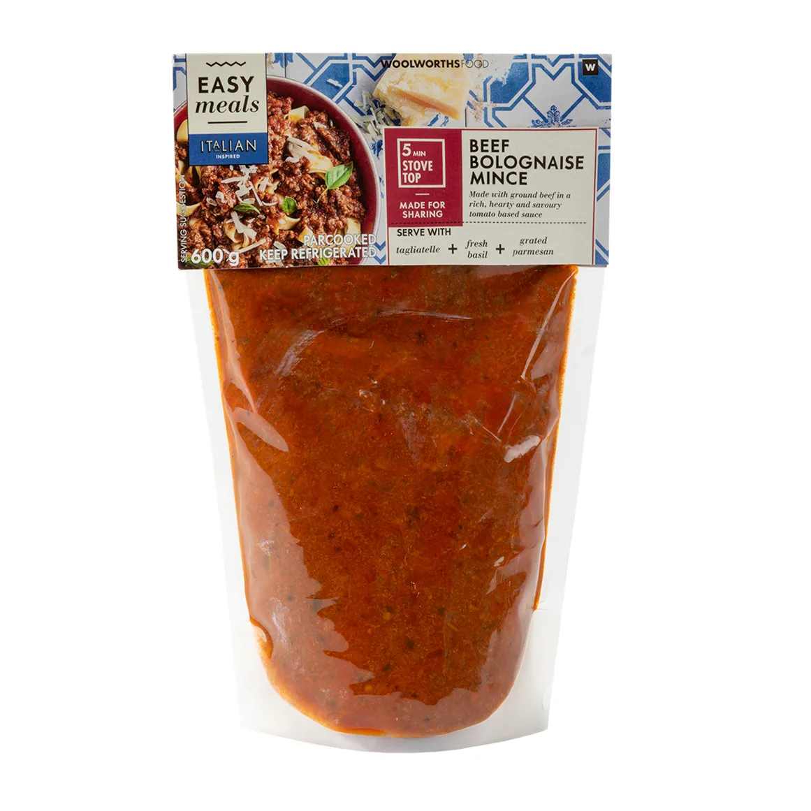 Parcooked Beef Bolognaise Mince 600 g