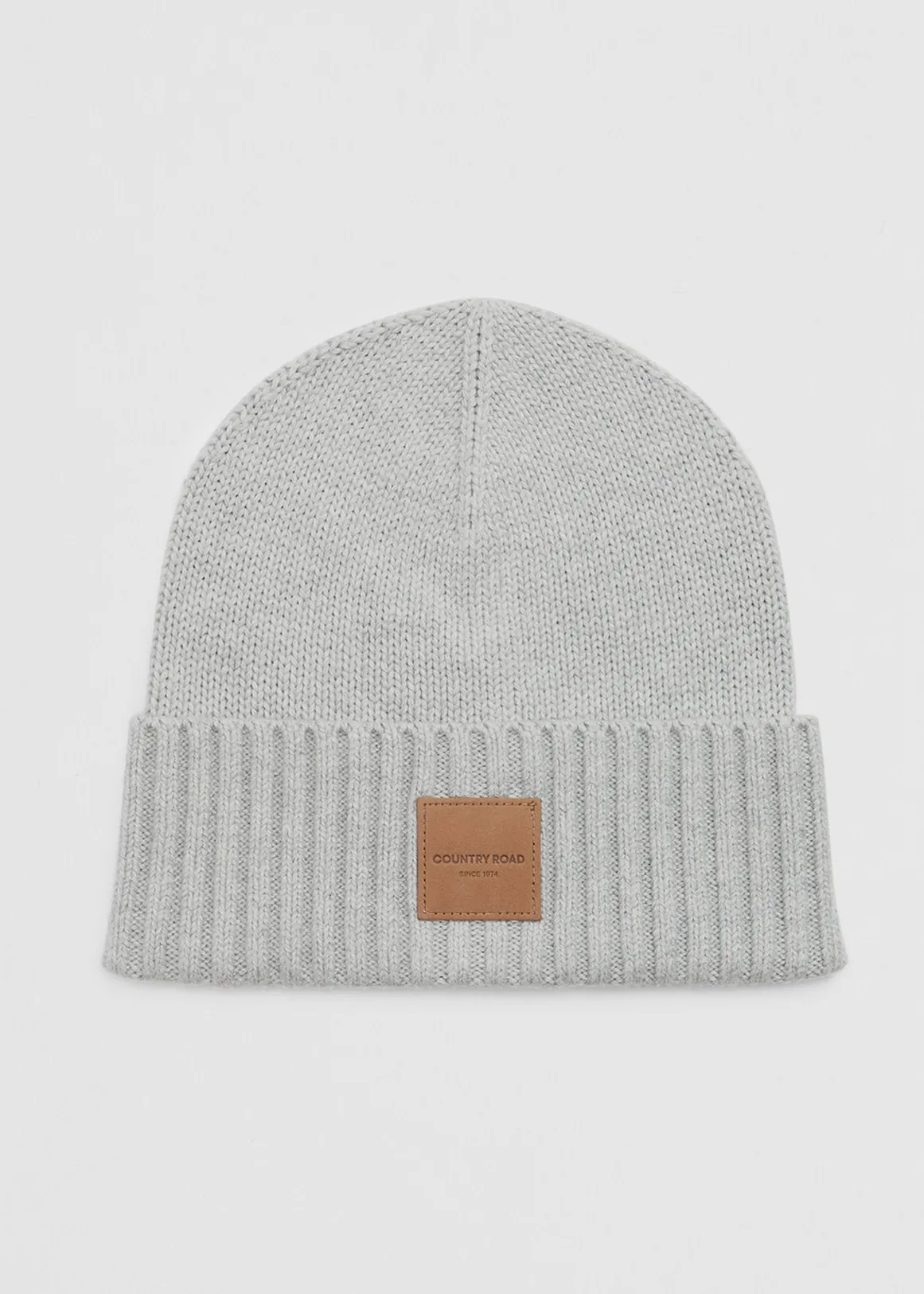 Patch Logo Beanie - GREY MARLE