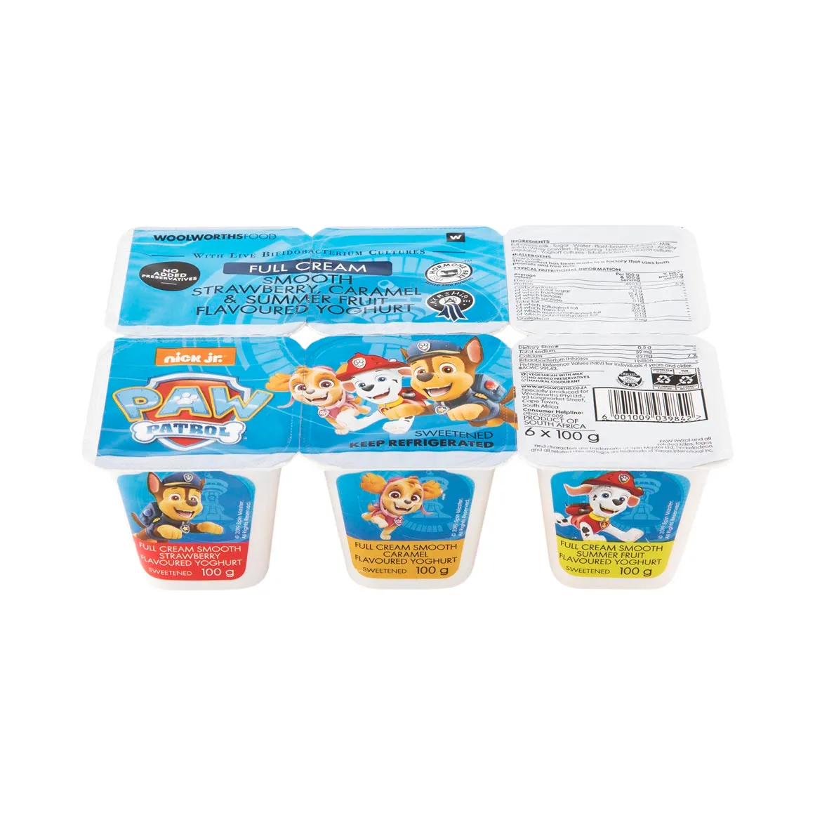 Paw Patrol™ Full Cream Ayrshire Yoghurt 6 x 100 g