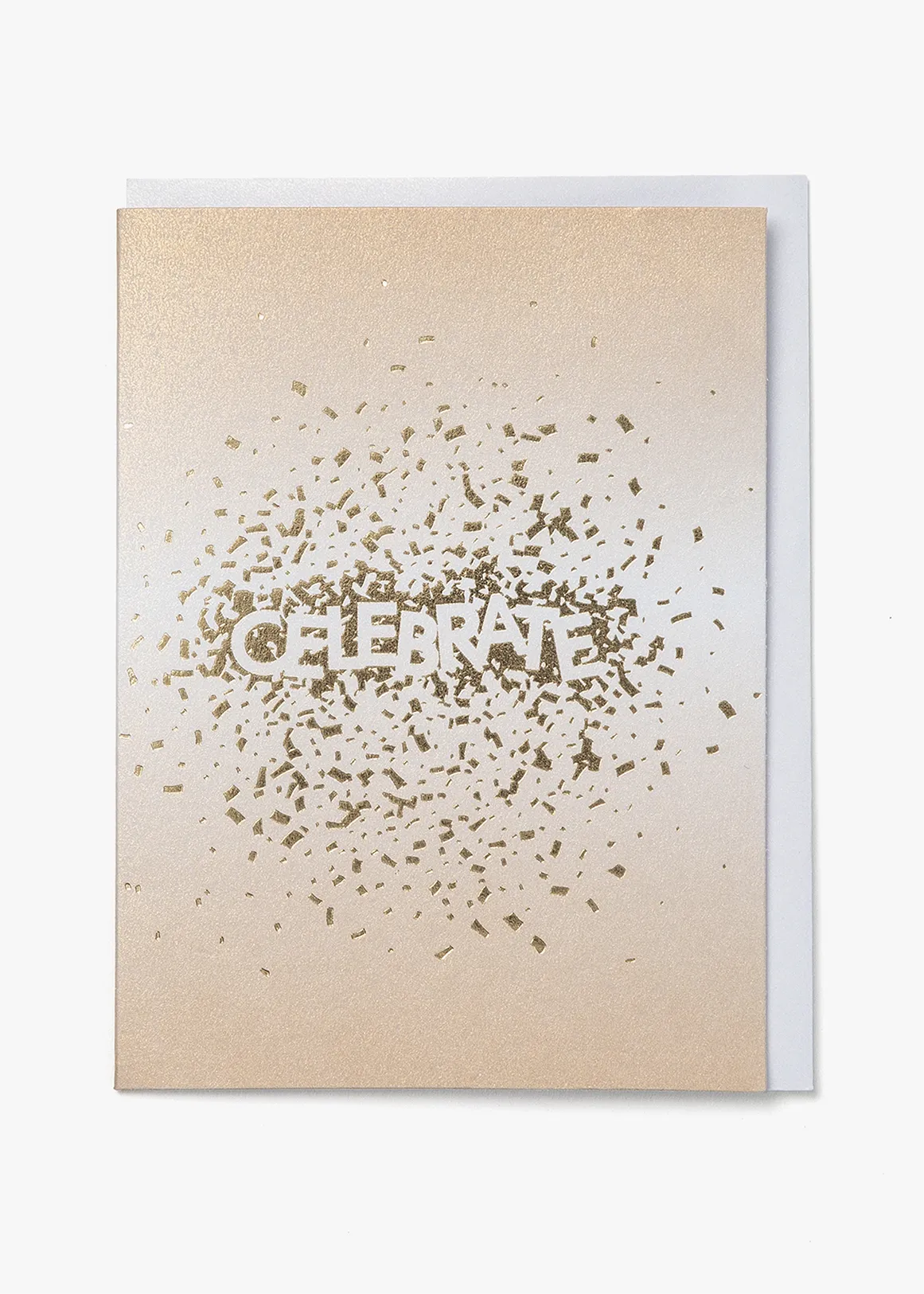 Pearlised Celebrate Burst Gift Card - COPPER