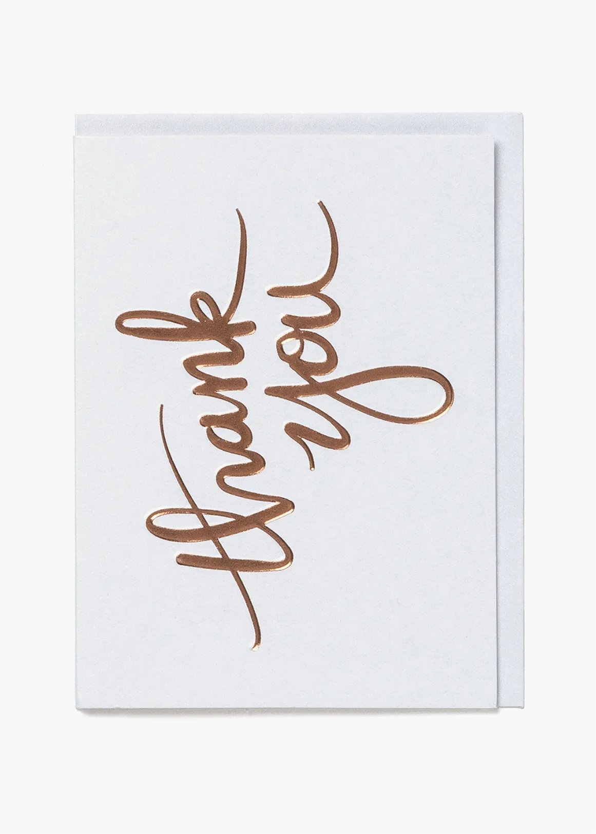 Pearlised Thank You Copper Gift Card
