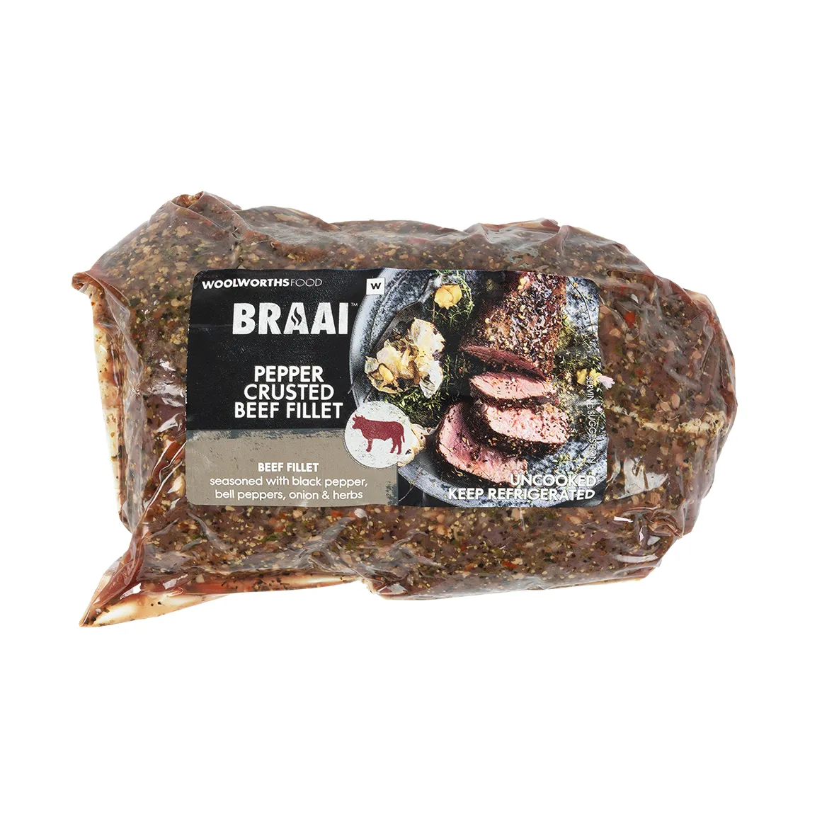 Pepper Crusted Beef Fillet Avg 800 g