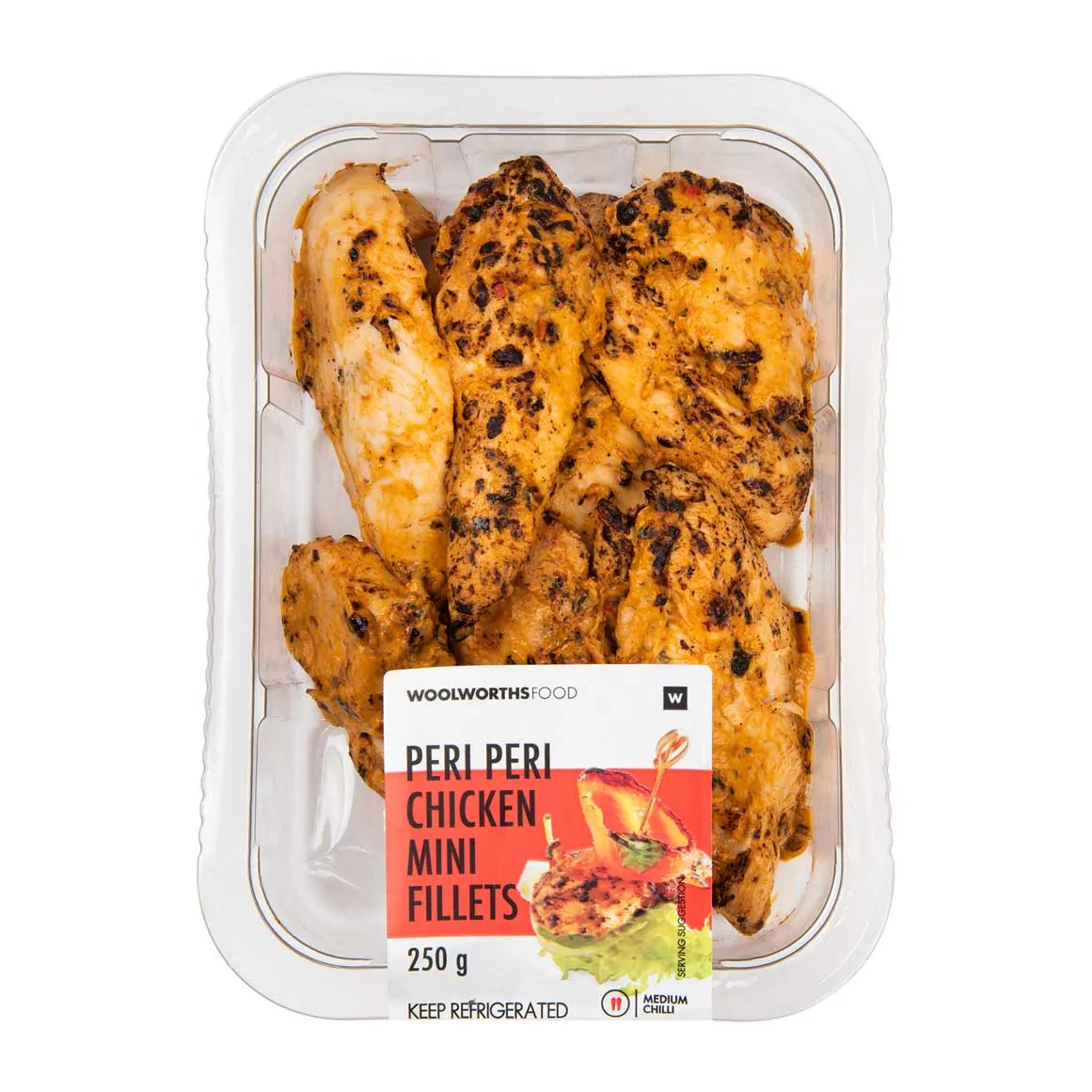 Peri Peri Chicken Mini Fillets 250 g