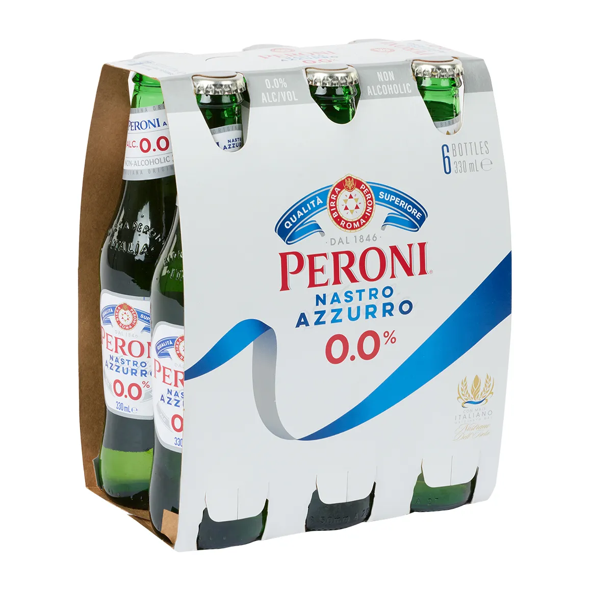 Peroni Nastro Azzurro 0.0 % 6 x 330 ml