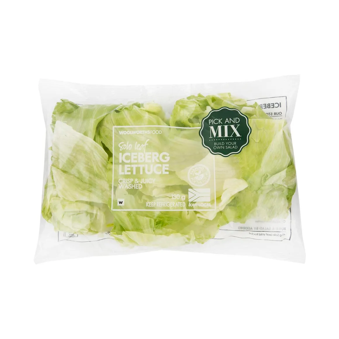 Pick & Mix Solo Leaf Iceberg Lettuce 135 g