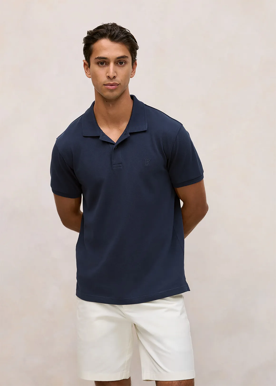 Pique Classic Short Sleeve Polo - NAVY