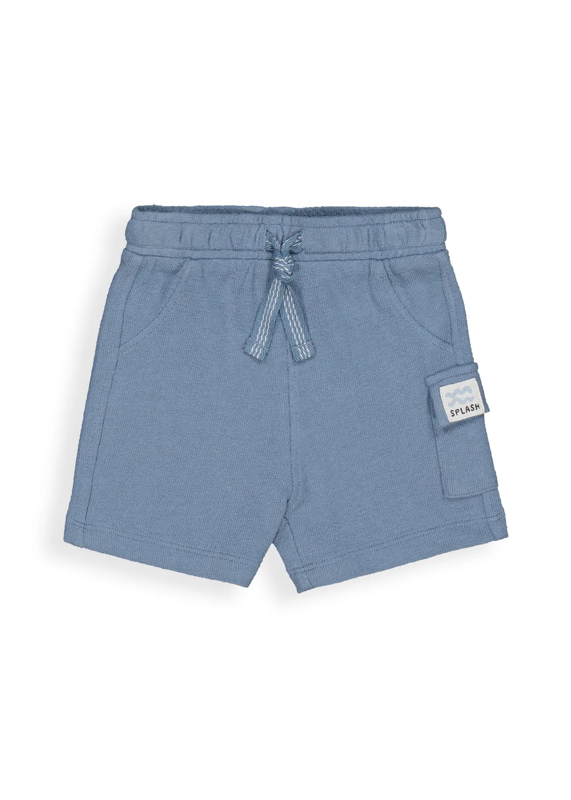 Plain Cotton Shorts - BLUE