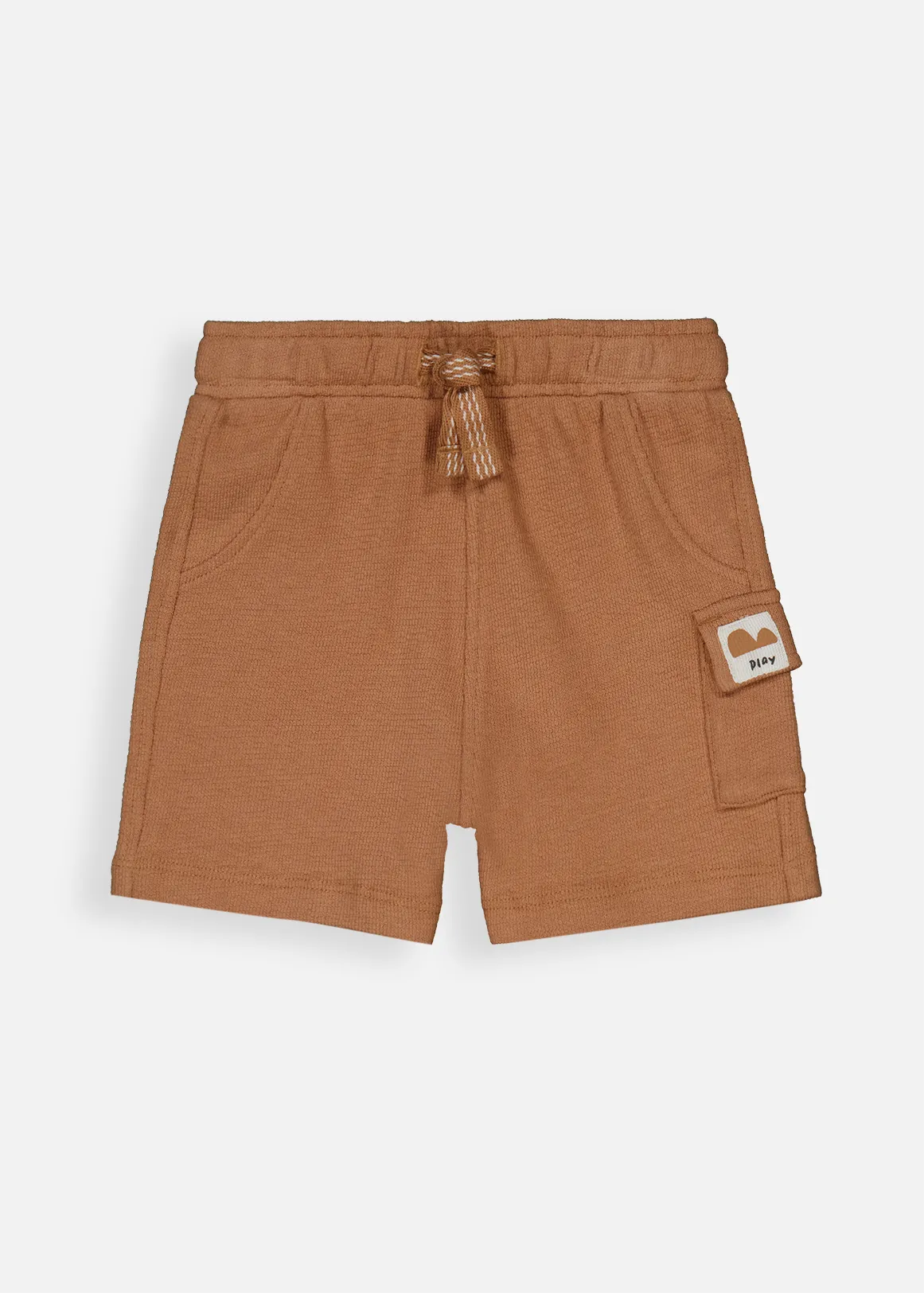 Plain Cotton Shorts - TAN