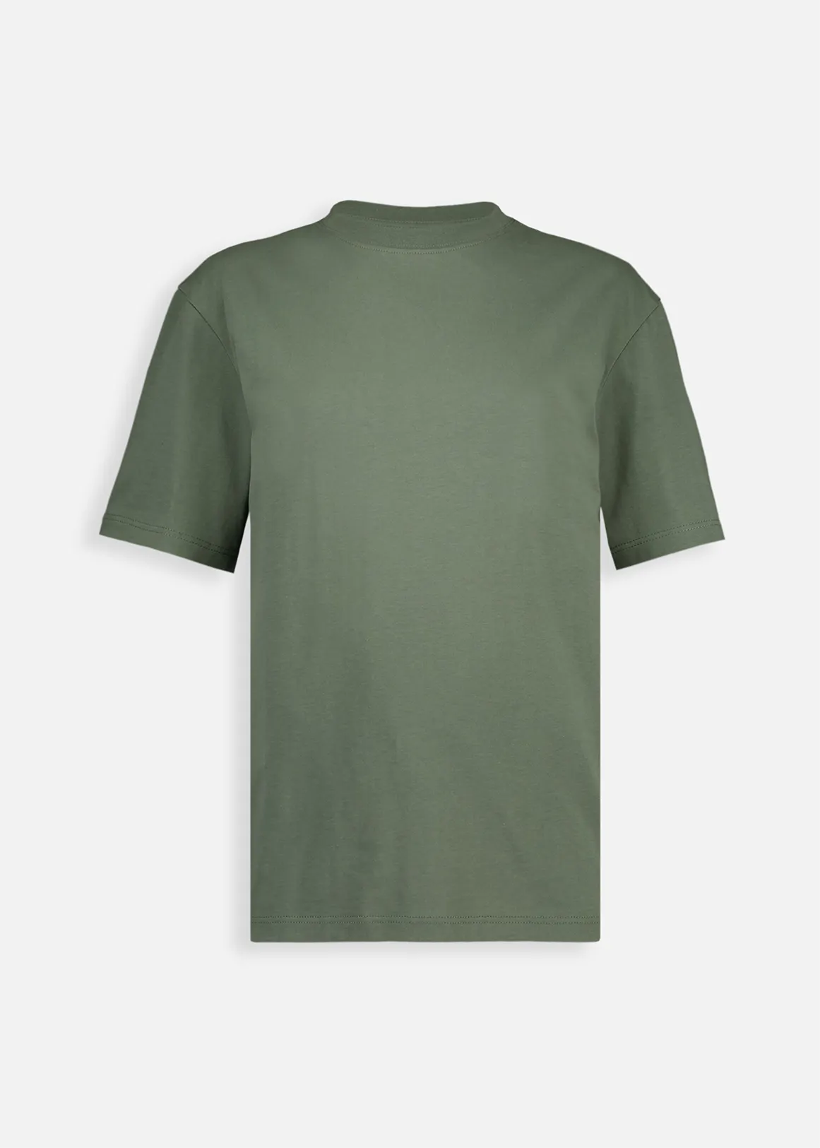 Plain Cotton T-shirt - KHAKI