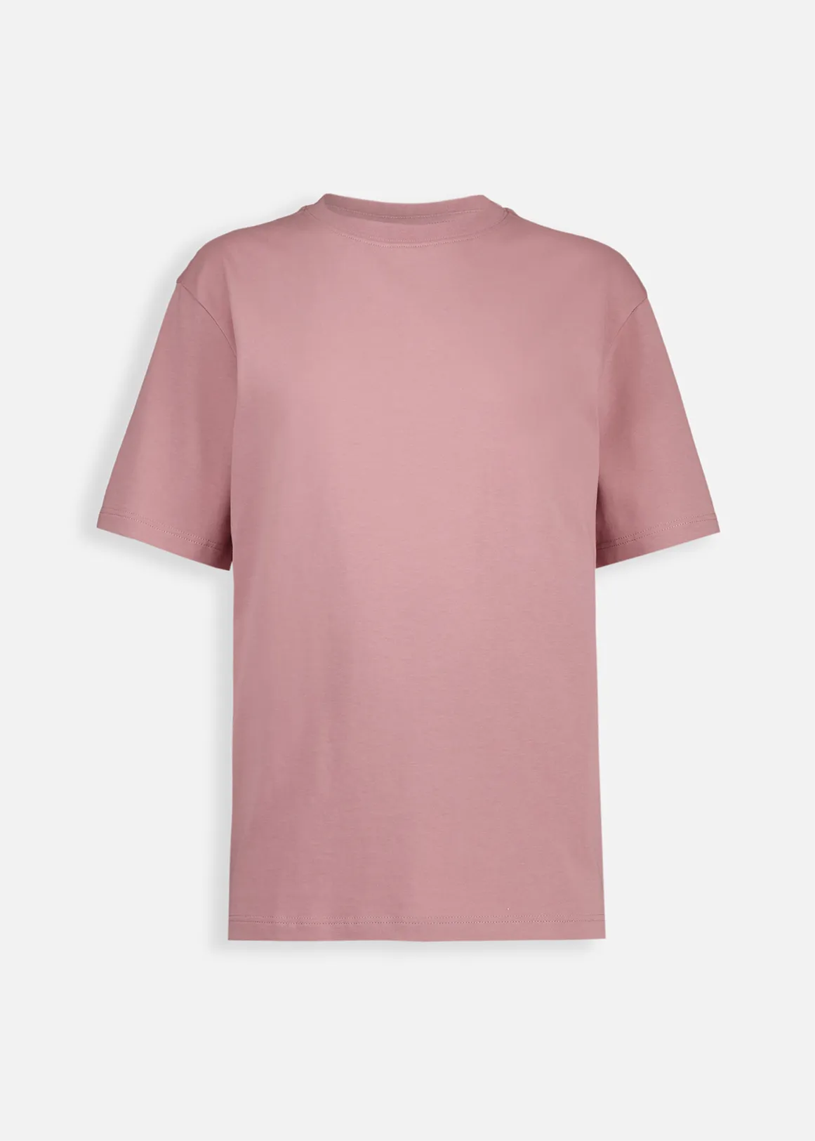 Plain Cotton T-shirt - MAUVE