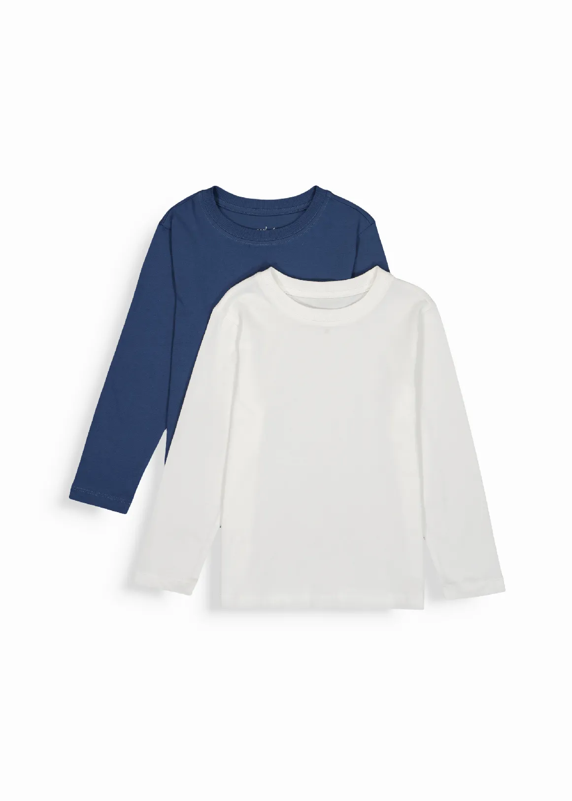 Plain Cotton T-shirts 2 Pack - X WHITE