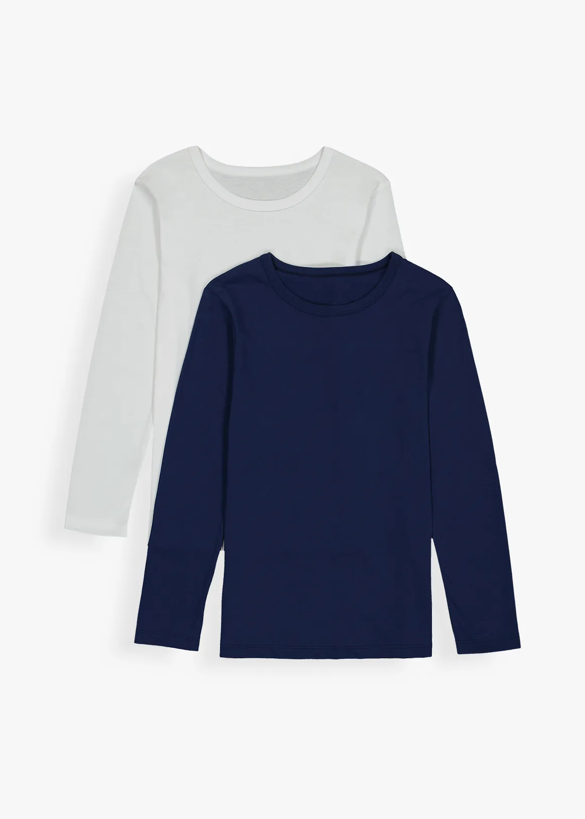 Plain Cotton Vests 2 Pack - X NAVY