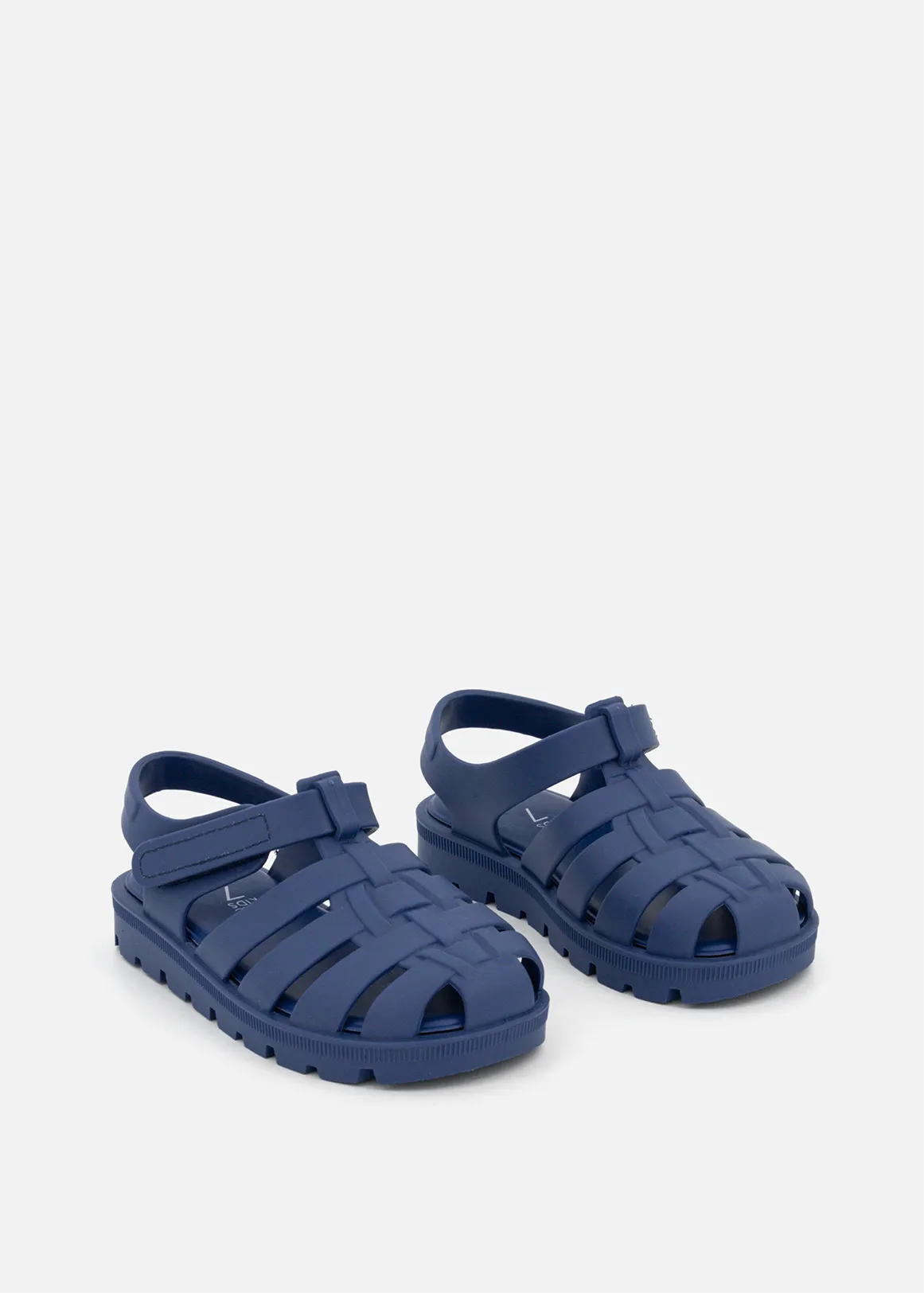 Plain Jelly Sandals Size 5-13) Younger Boy - NAVY