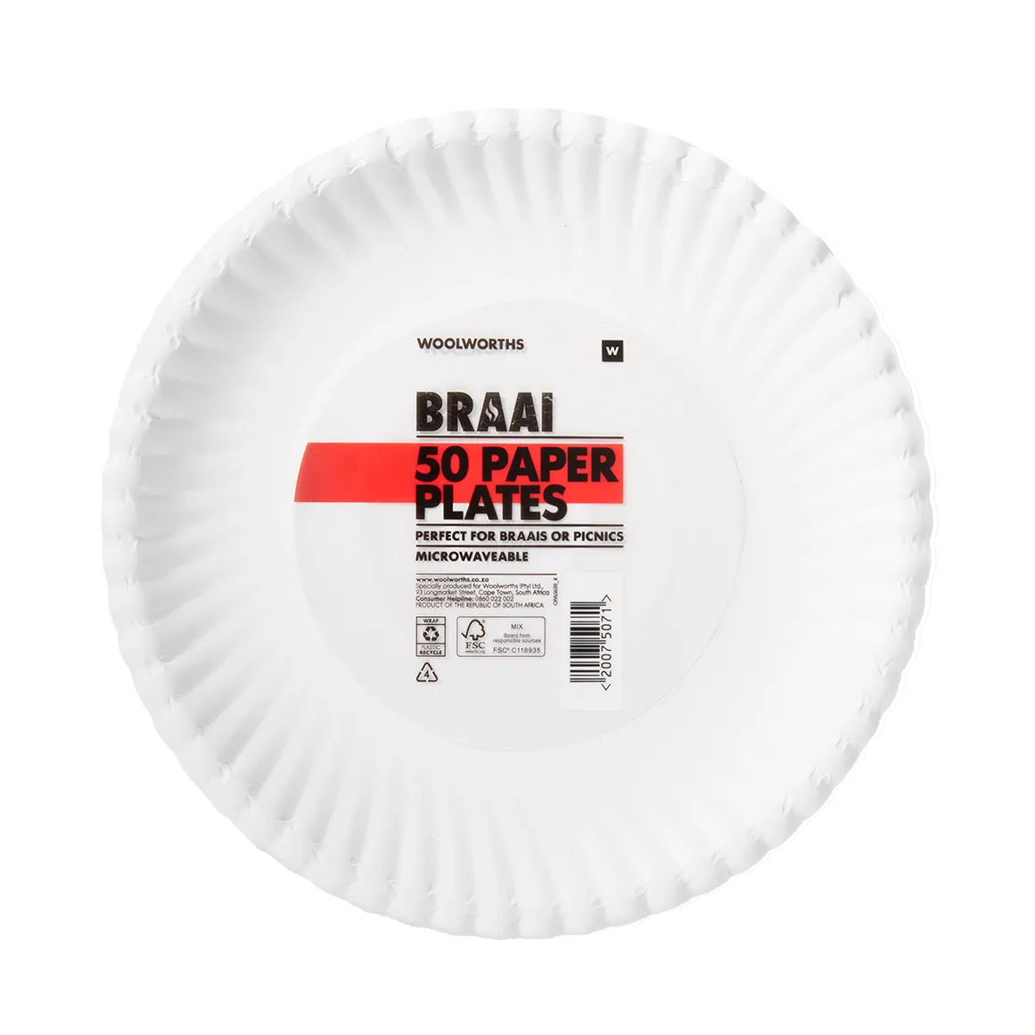 Plain Paper Plates 50 pk