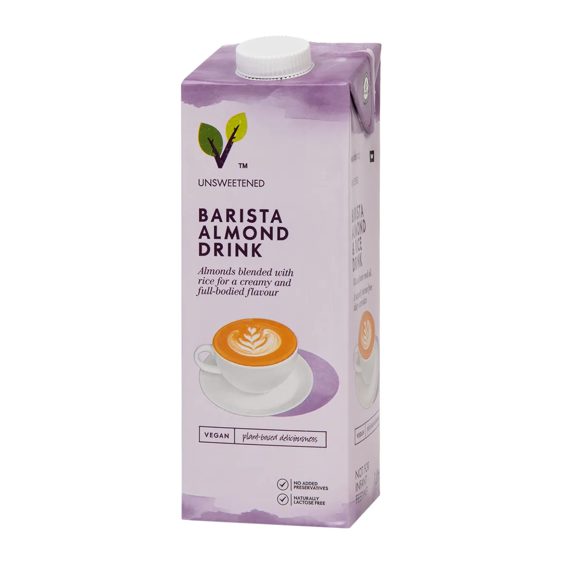 PlantLove™ Barista Unsweetened Almond and Rice Drink 1 L