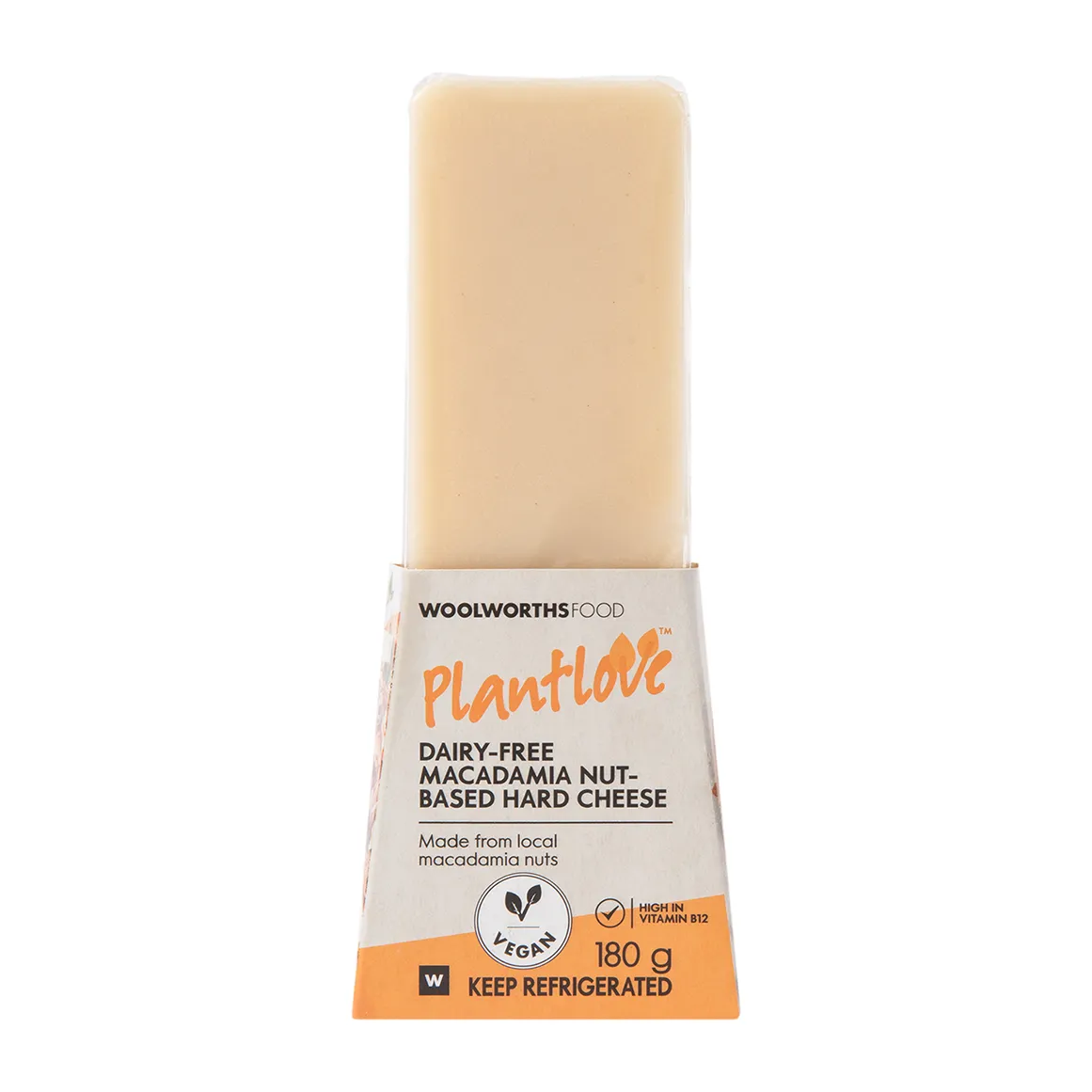 PlantLove™ Dairy Free Macadamia Nut Based Hard Cheese 180 g