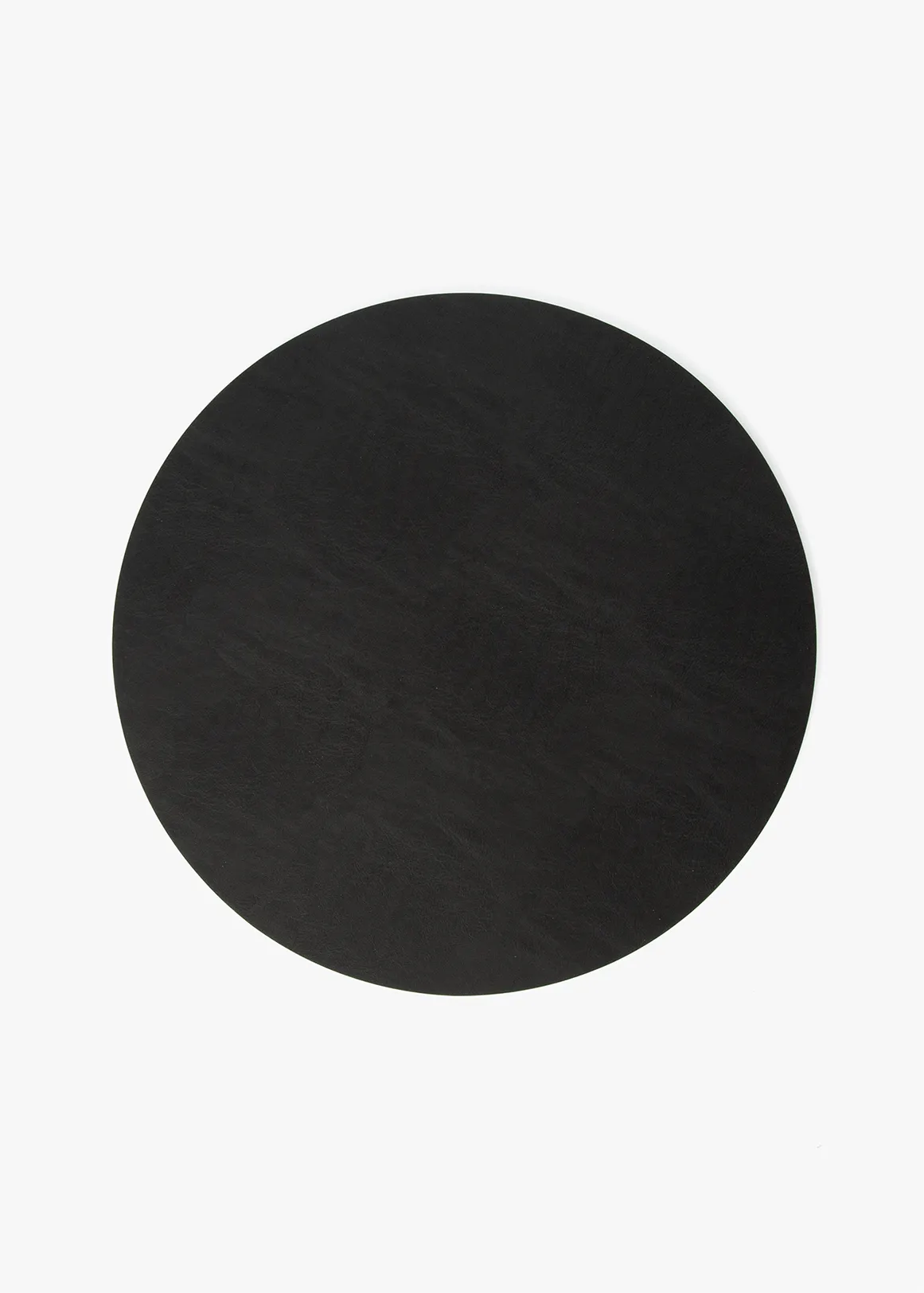 Pleather Placemats 4 Pack - BLACK