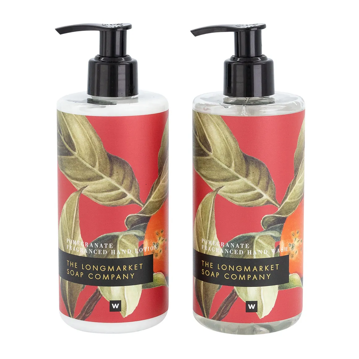 Pomegranate Hand Wash & Body Lotion Caddy - Longmarket - RED