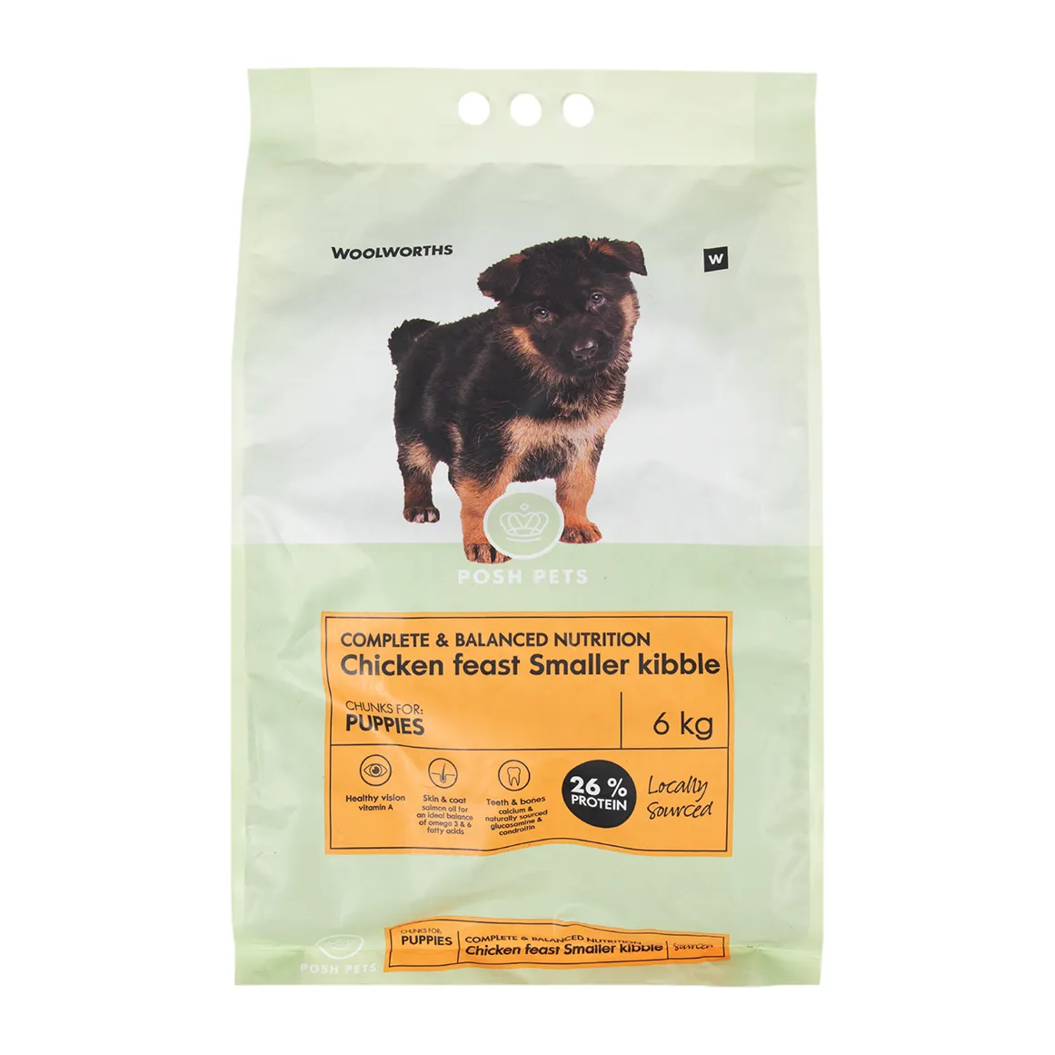 Posh Pets Chicken Feast Smaller Kibble Puppy Food 6 kg
