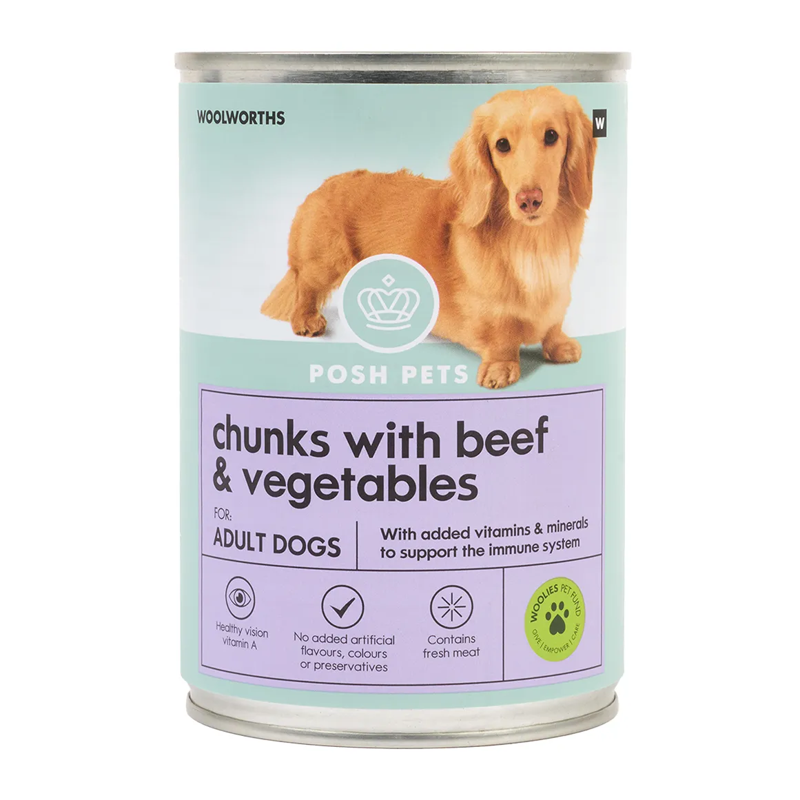 Posh Pets Complete and Balanced Meal with Beef Chunks and Vegetables 385 g
