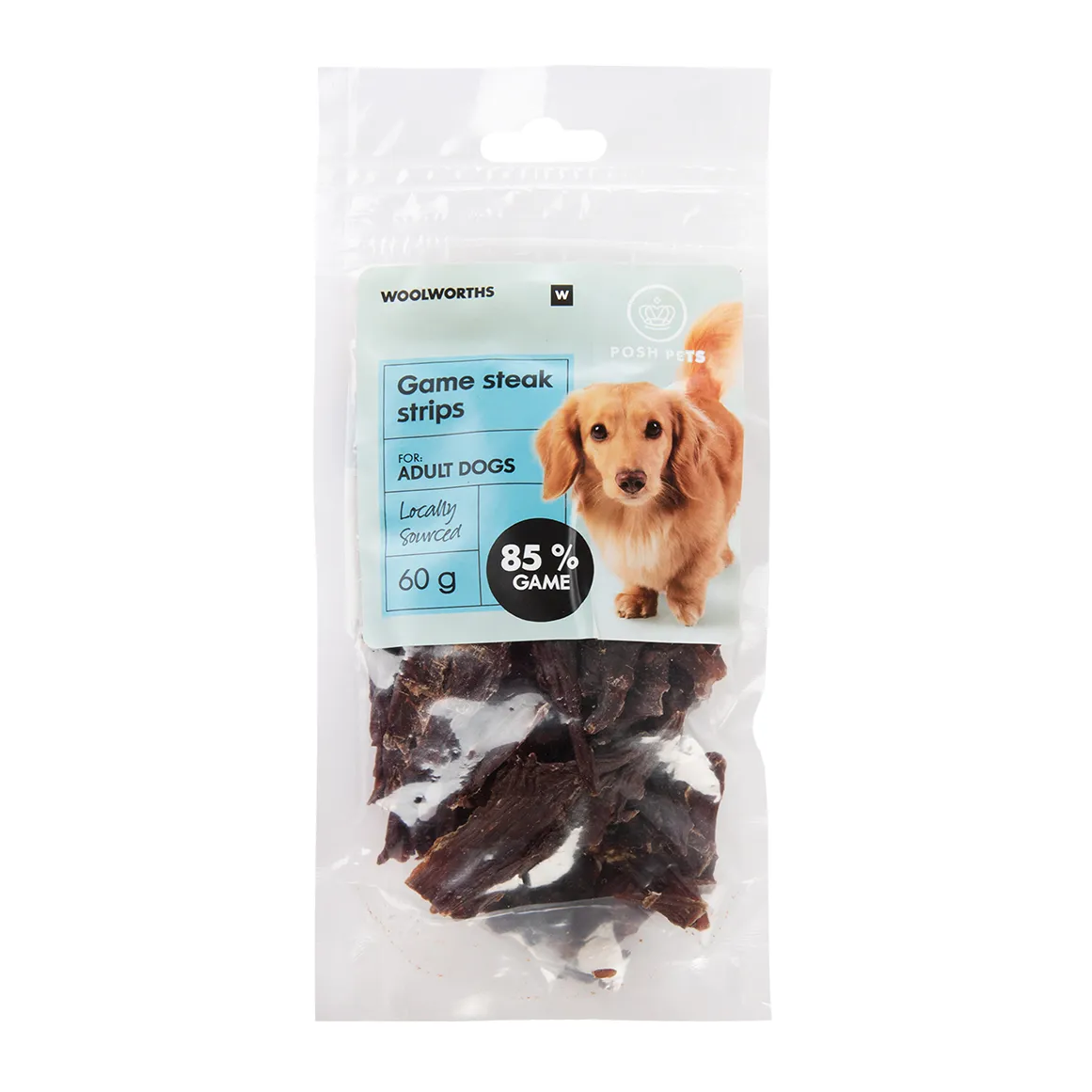 Posh Pets Game Steak Strips 60 g