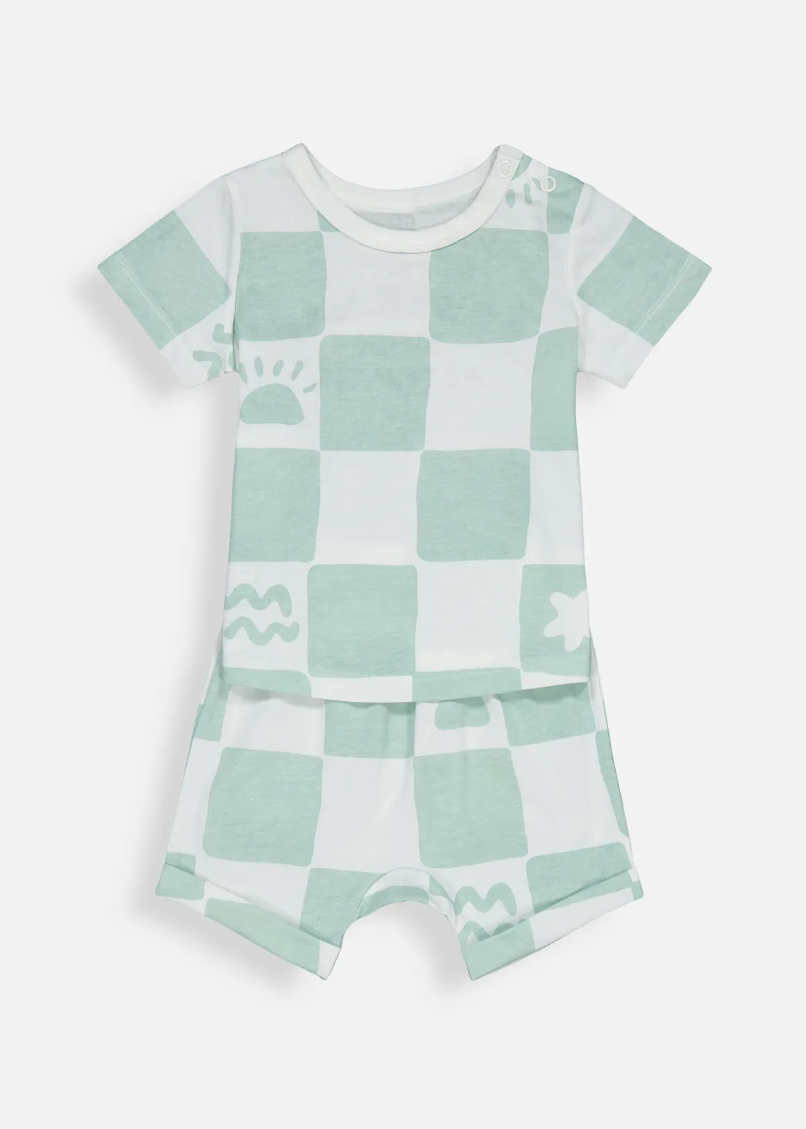 Power Nap Cotton Pyjamas - X GREEN