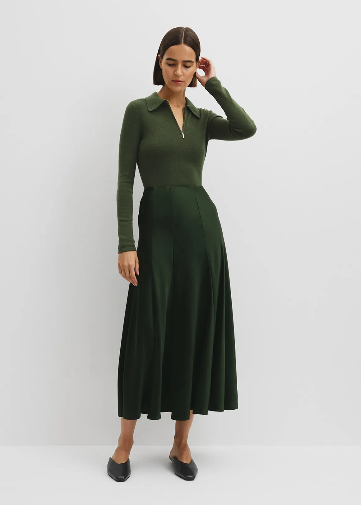 Prairie Skirt - MOSS GREEN