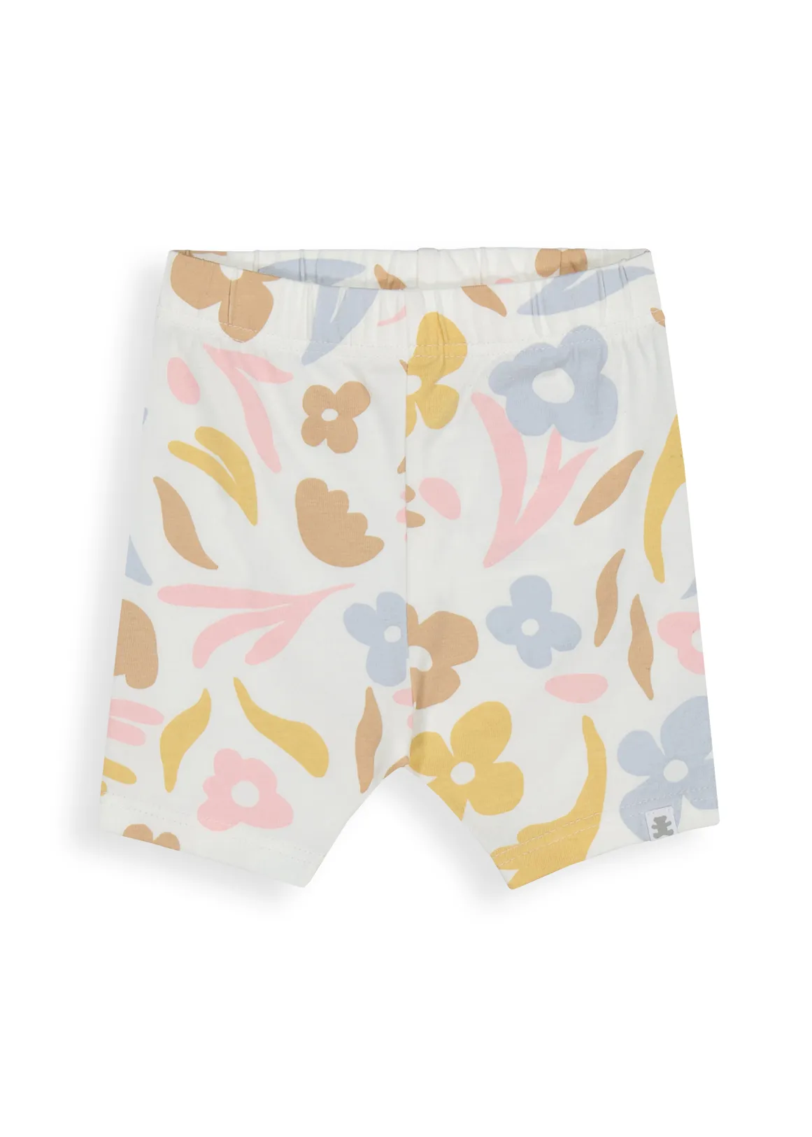 Print Cycle Shorts - WHITE