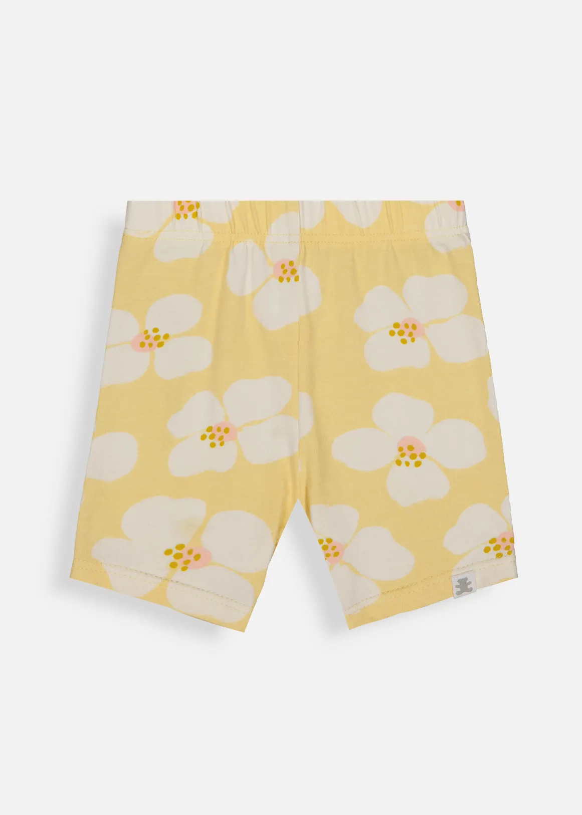 Print Cycle Shorts - X YELLOW