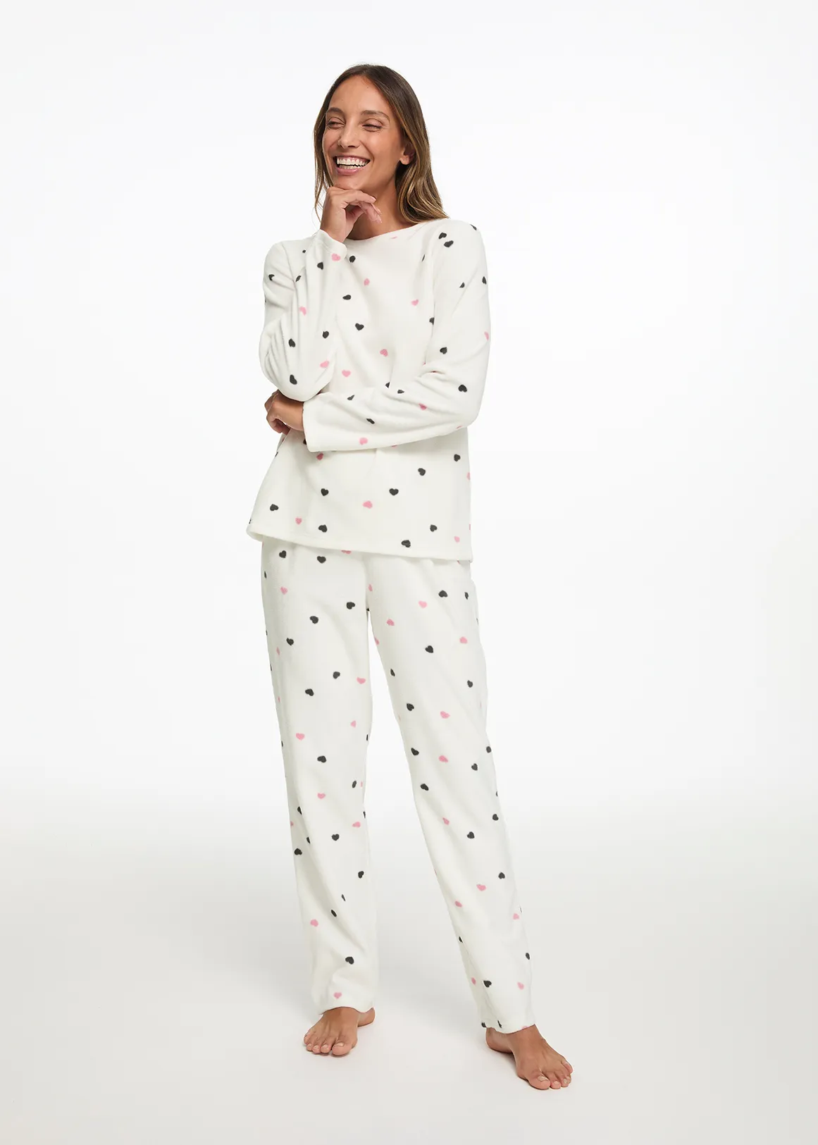 Print Fleece Pyjamas - X CREAM